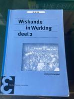 Wiskunde in werking deel 2, Ophalen of Verzenden, Beta, Zo goed als nieuw, WO