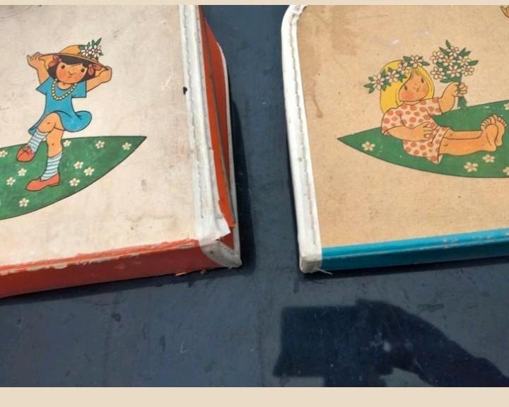 Antieke Dorha koffertjes, Verzamelen, Speelgoed, Gebruikt, Ophalen of Verzenden