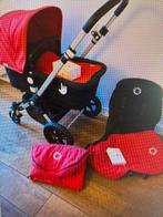 Bugaboo Cameleon Reiswieg & Buggy rood zwart, Ophalen of Verzenden, Gebruikt, Overige merken, Verstelbare rugleuning