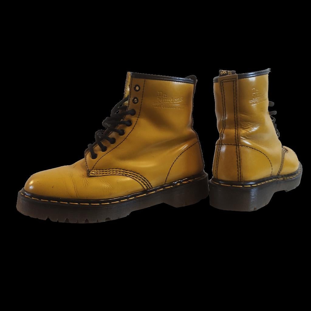 Super gave leren vintage 1460 Dr. Martens Yellow schoenen, Kleding | Heren, Overige kleuren, Overige typen, Ophalen of Verzenden