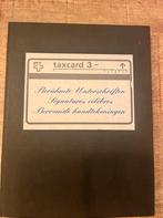 Zeldzame PTT Taxcard Telefoonkaarten met Handtekeningen, Verzamelen, Ophalen, Nederland