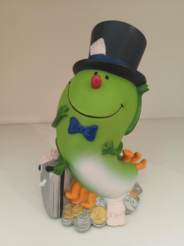 Vintage Rabobank Spaarpot Meneer Geld (Mr. Money) Jaren 90, Verzamelen, Spaarpotten, Ophalen of Verzenden, Zo goed als nieuw