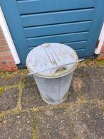 Zinken Vuilnisemmer prullenbak, Ophalen of Verzenden