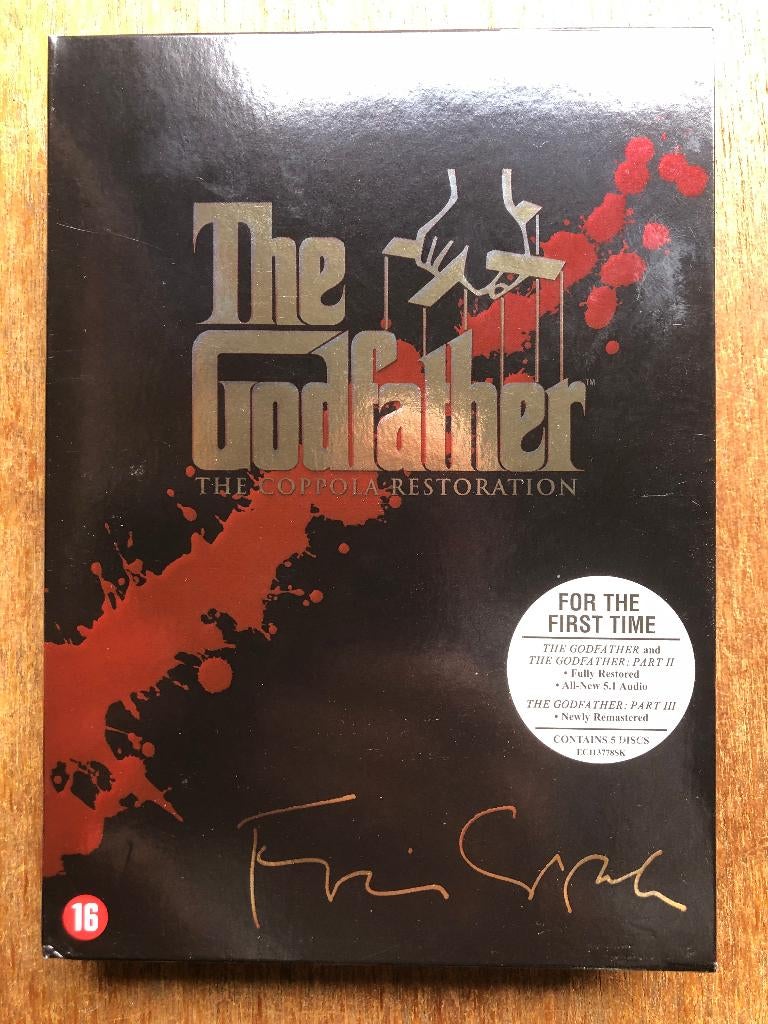 The Godfather DVD box deel 1-2-3 COMPLEET (4-DVD), 1960 tot 1980, Vanaf 16 jaar, Drama, Ophalen of Verzenden