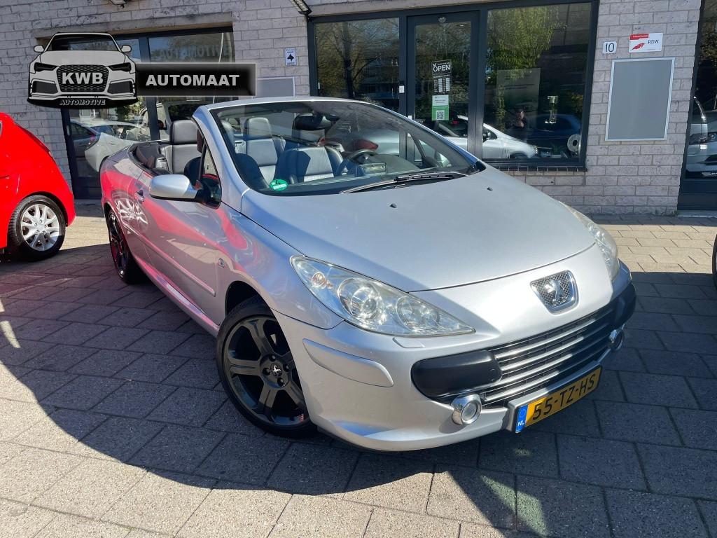 Peugeot 307 CC 2.0-16V Automaat Leer Jbl Distri Vv Navi, Auto's, Gebruikt, Cabriolet, 4 stoelen, Origineel Nederlands