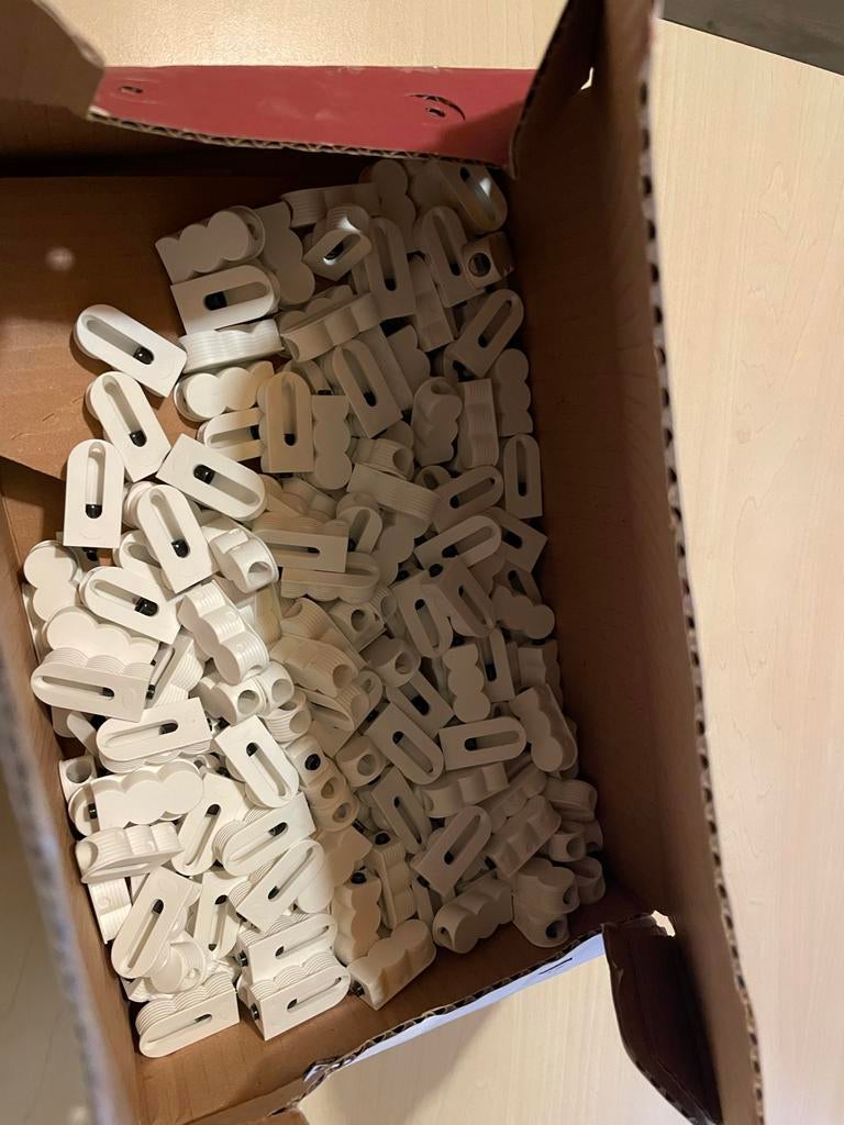 Lamello Cabineo 8 wit 196 stuks, Ophalen of Verzenden, Nieuw, Minder dan 50 mm, Overige typen