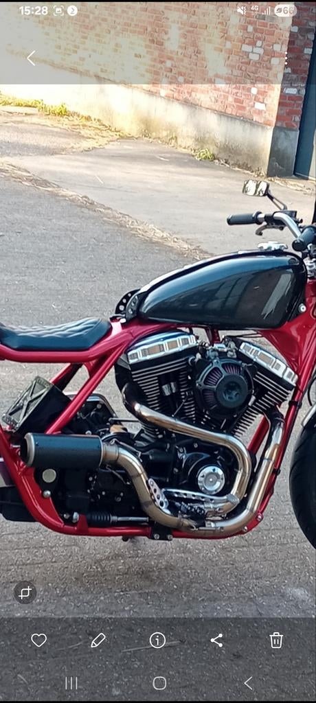 FXR Frame met kenteken 1990, 88 Twincam motor, Ophalen of Verzenden