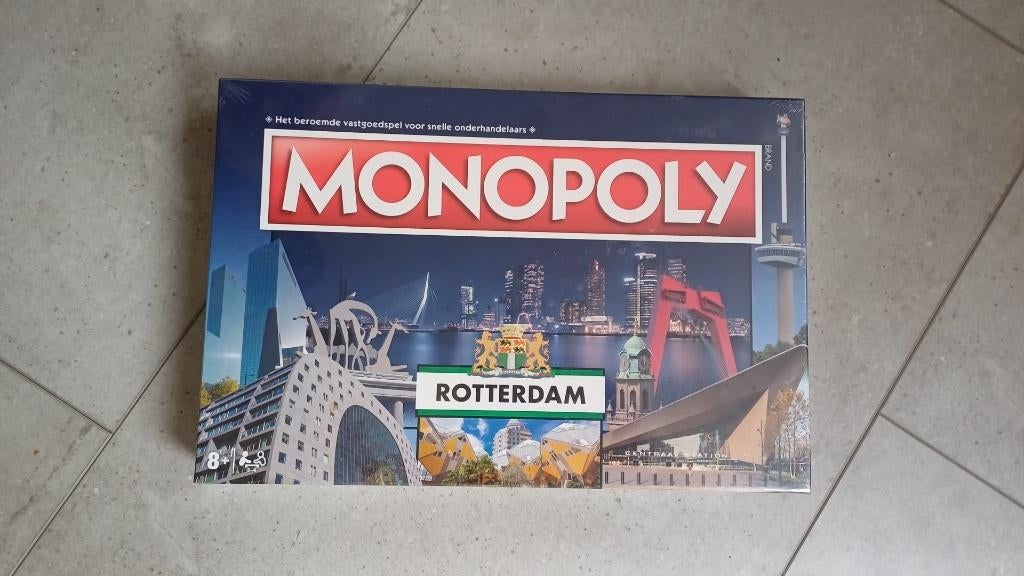 bordspel seal Monopoly Rotterdam monopolie 3e editie, Vijf spelers of meer, Ophalen of Verzenden, Nieuw, Monopoly