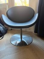 BoConcept Lounge stoel - Zwart leer, kleine reparatie nodig, Ophalen, Gebruikt, Zwart, Leer