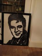 Unieke kunstwerken van papierrolletjes, Ophalen