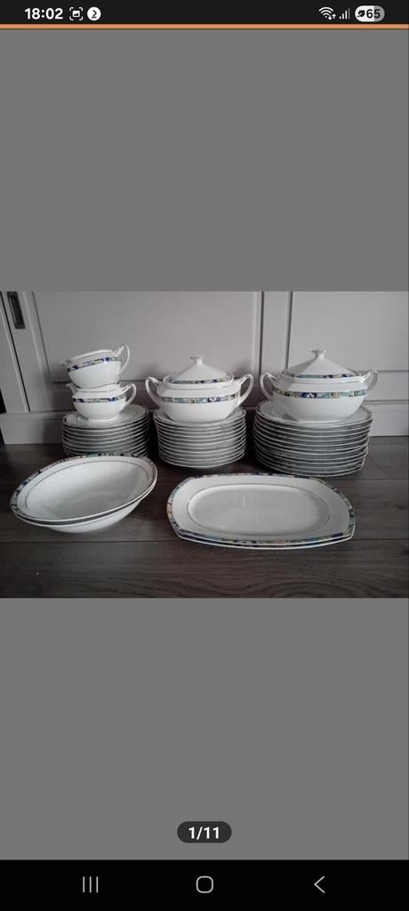 44-delig Seltmann Weiden Bavaria Porselein Dinerservies, Ophalen of Verzenden