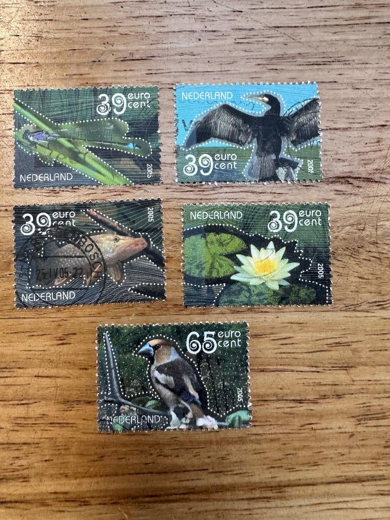 Postzegels Nederland 2005, Postzegels en Munten, Postzegels | Nederland, Ophalen of Verzenden, Gestempeld