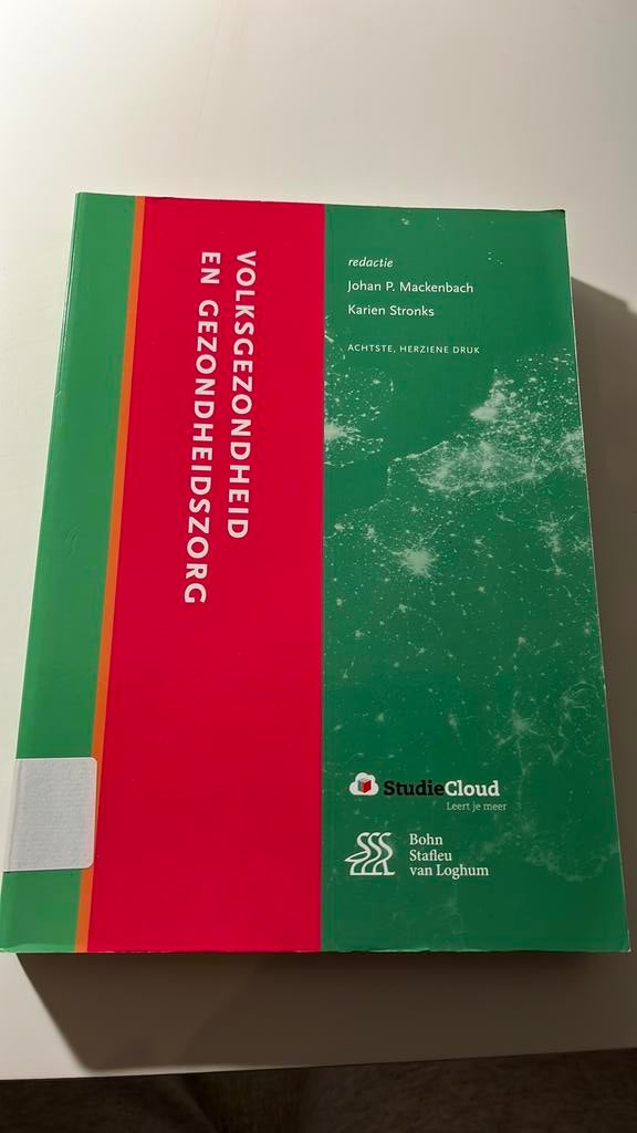 Volksgezondheid en gezondheidszorg, achtste editie, Boeken, Studieboeken en Cursussen, Ophalen of Verzenden, Beta, Zo goed als nieuw
