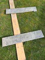 3 stukken Belgisch hardsteen 3 cm dik 20 cm x 150 cm, Ophalen, Gebruikt