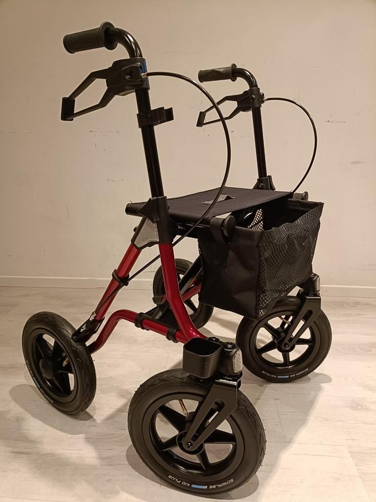 Dietz Taima XC Outdoor luchtbanden rollator + Servicebeurt., Diversen, Rollators, -, -, Ophalen of Verzenden, Zo goed als nieuw