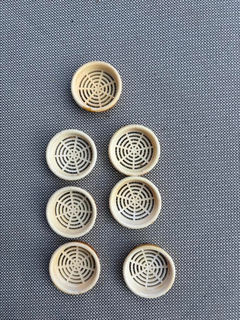 Biod ventilatieroostertjes - Set van 7 stuks, Caravans en Kamperen, Caravan accessoires, Ophalen of Verzenden, Gebruikt