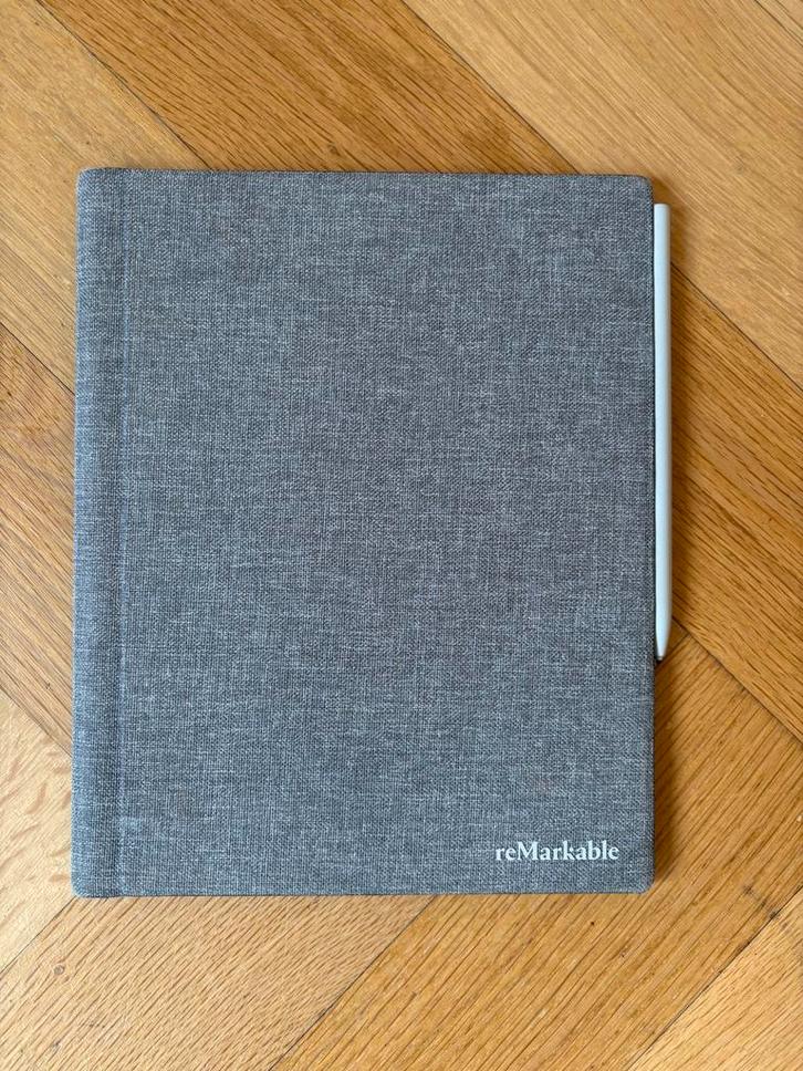 Complete reMarkable 2 set met folio, marker en accessoires, Computers en Software, Tekentablets, Gebruikt, Ophalen