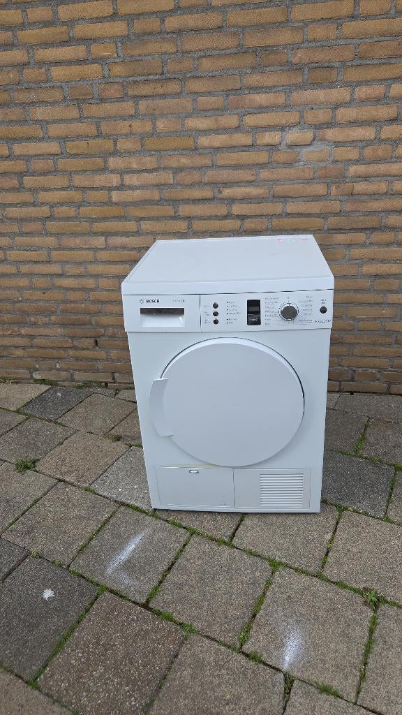 Condens droger merk Bosch., Witgoed en Apparatuur, Was-droogcombinaties, Gebruikt, 6 tot 8 kg, Minder dan 85 cm, Ophalen