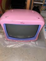 Zeldzame Disney Princess CRT TV - Roze Retro Televisie, Audio, Tv en Foto, Vintage Televisies, Ophalen, Gebruikt, Minder dan 40 cm