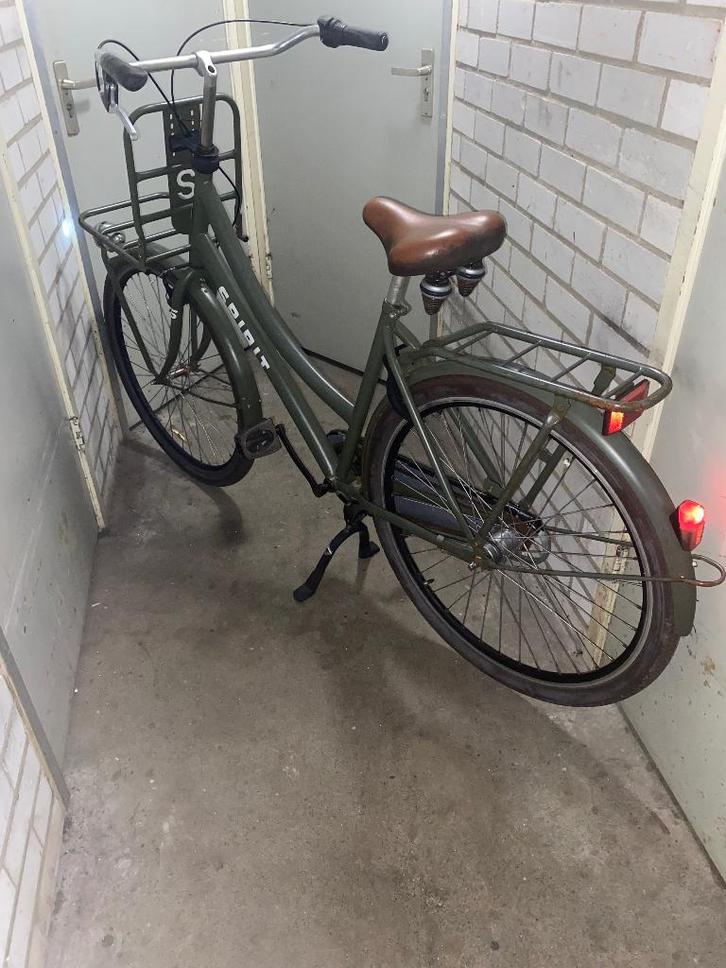 Moederfiets "Spirit-Cargo" met 3 versnellingen en voetrem., Fietsen en Brommers, Fietsen | Dames | Moederfietsen, Gebruikt, Overige merken