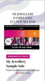 My Jewellery sample sale 13 mei 4 kaarten uitverkocht, Drie personen of meer, Overige soorten, Overige typen
