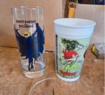 Oude Batman & Robin film 1997 drink glas + beker Batgirl, Ophalen of Verzenden, Zo goed als nieuw