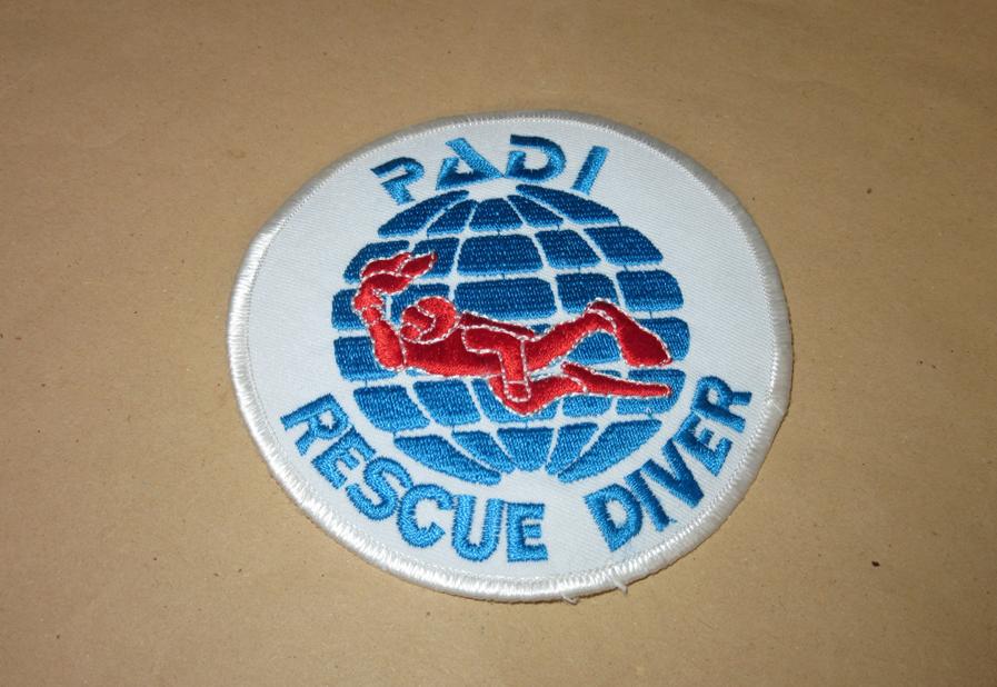 Padi rescue diver embleem, Watersport en Boten, Verzenden, Zo goed als nieuw