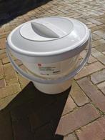 Witte luieremmer met deksel, HEMA, Ophalen, Kunststof, Met deksel