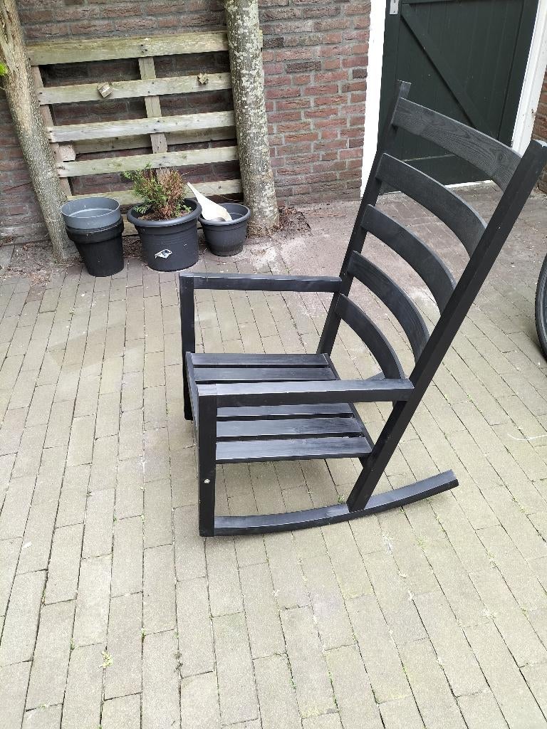 Gratis schommelstoel / houten rocking chair, Ophalen, Zo goed als nieuw, Stoel(en)