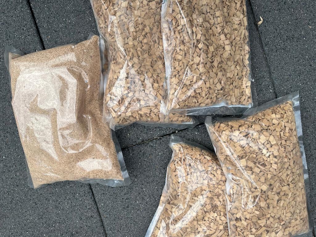 adv 140 / NIEUW mixset 5 zakjes rookhout / rookmot, Ophalen of Verzenden, Nieuw, Overige typen