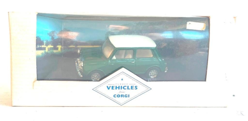 Mini Almond Green Corgi Classic # 98136., Ophalen of Verzenden, Zo goed als nieuw, Auto, Corgi