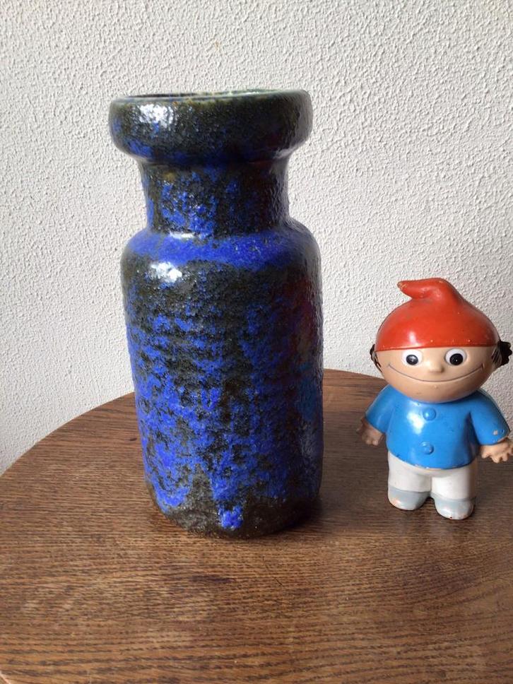 Vaas, Vest keramiek, van Woerden, blauw., Antiek en Kunst, Antiek | Keramiek en Aardewerk, Ophalen of Verzenden