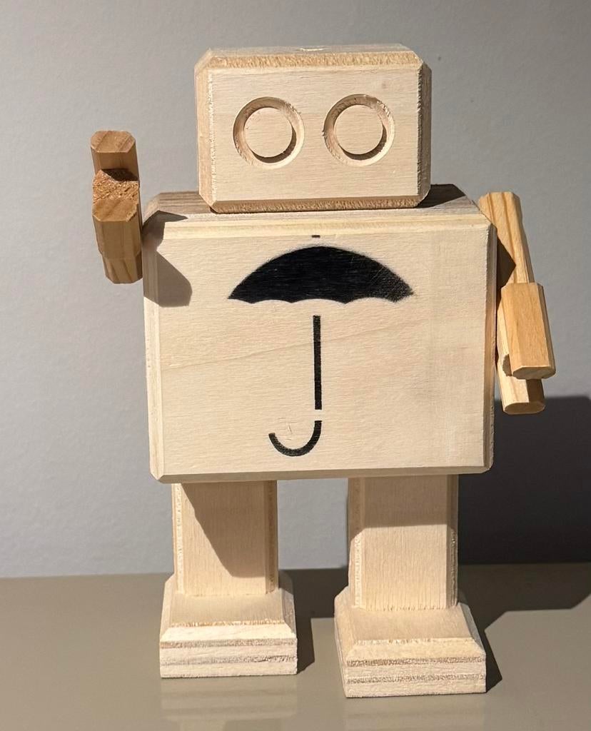 Rijskwachter houten robot Rijksmuseum 17cm ., Ophalen of Verzenden