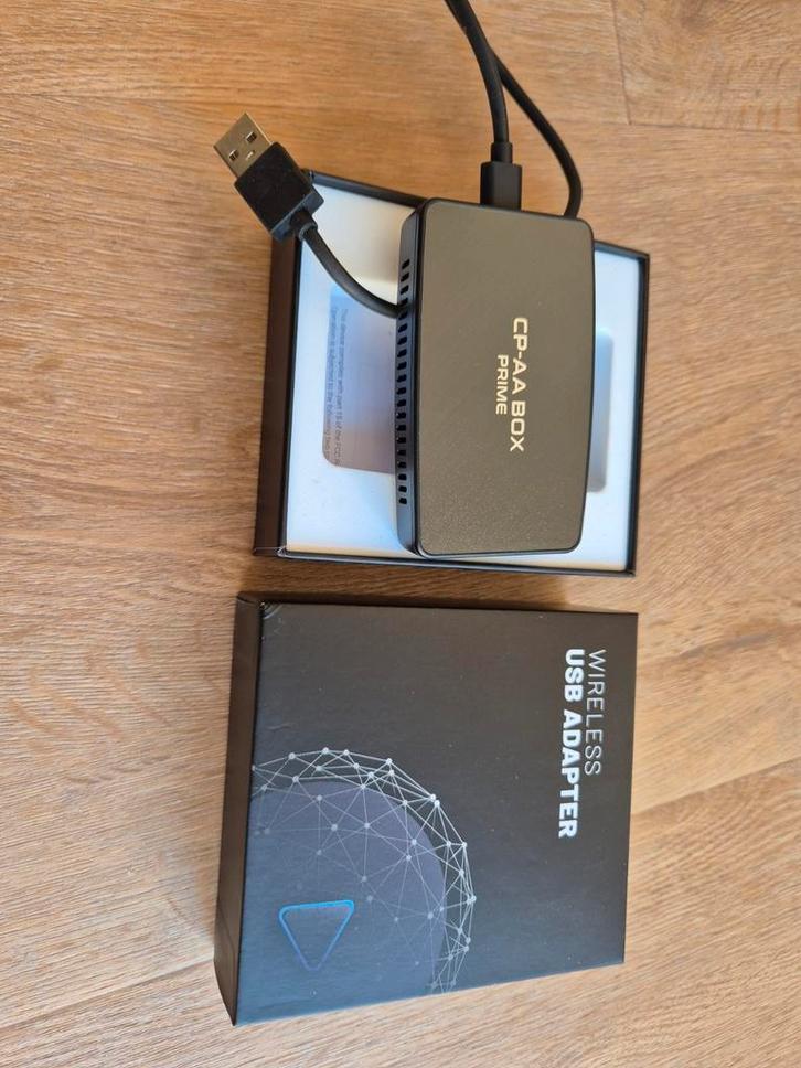 AUTO ADAPTER CAR PLAY CACCP-AA BOX PRIME WIRELESS X ANDROID, Audio, Tv en Foto, Fotografie | Accu's en Batterijen, Nieuw, Ophalen of Verzenden