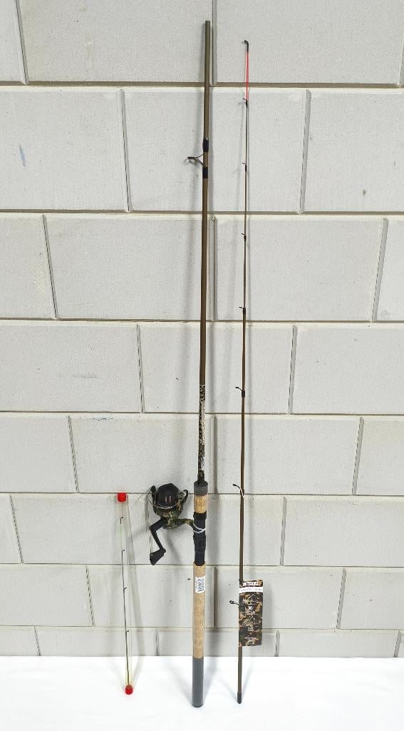 Set Mitchell Camo II Picker Hengel 2,70 M 10-50 G + Molen, Ophalen, Nieuw, Complete set