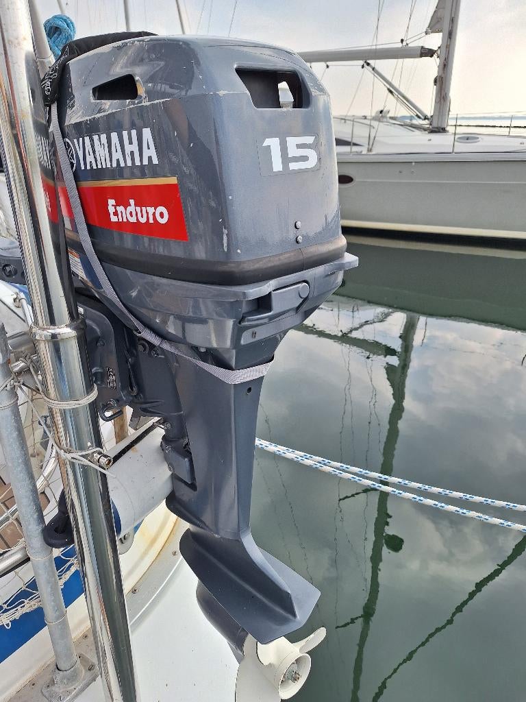 Yamaha Enduro 15 pk 2-takt buitenboordmotor kortstaart, Watersport en Boten, Ophalen, Gebruikt, Motor en Techniek, Zeilboot of Motorboot