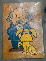 Houten Puzzel Professor Zonnebloem en Bobby, 2 tot 4 jaar, Gebruikt, 10 tot 50 stukjes, Ophalen of Verzenden