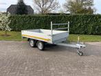 Eduard plateauwagen 256x150 tandemasser ongeremd 750kg, Ophalen, Zo goed als nieuw