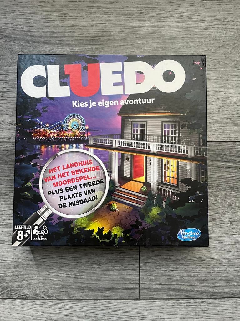 Cluedo bordspel - Mysterieus moordspel voor het hele gezin, Drie of vier spelers, Ophalen of Verzenden, Gebruikt
