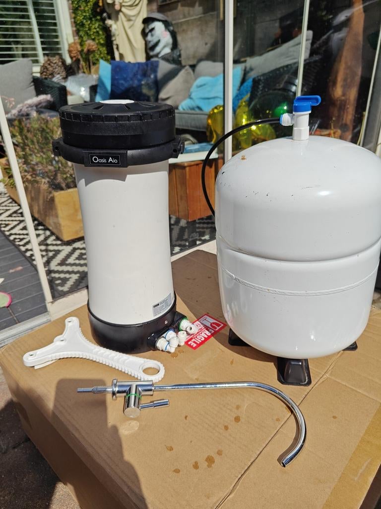 Oasis AIO Osmose Filter Systeem met 5L Tank en Kraan, Ophalen of Verzenden