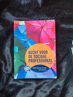 Recht voor de sociaal professional - Social Work HBO, Ophalen of Verzenden, Alpha, Zo goed als nieuw, HBO