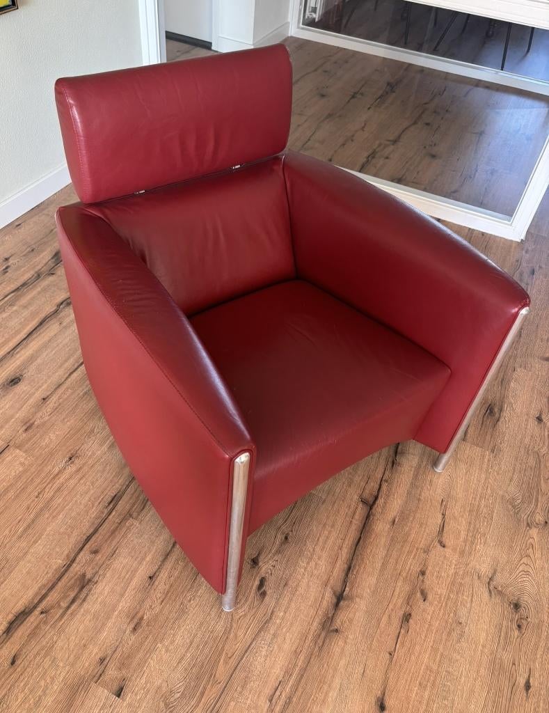 Leolux fauteuils 2x, Ophalen, Gebruikt, 75 tot 100 cm, 75 tot 100 cm