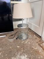 Stijlvolle Schemerlamp met Glazen Voet van rm, Ophalen of Verzenden, Zo goed als nieuw, Glas, Minder dan 100 cm