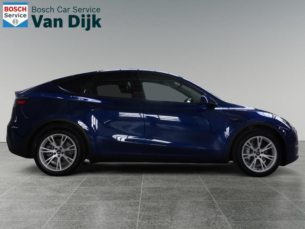 Tesla Model Y Long Range AWD 75 kWh SOH 92.1%, Auto's, Tesla, Automaat, Gebruikt, Zwart, Blauw