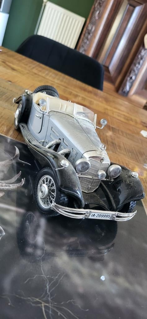 Mercedes Benz 500 K roadster 1936, Hobby en Vrije tijd, Modelauto's | 1:18, Ophalen of Verzenden