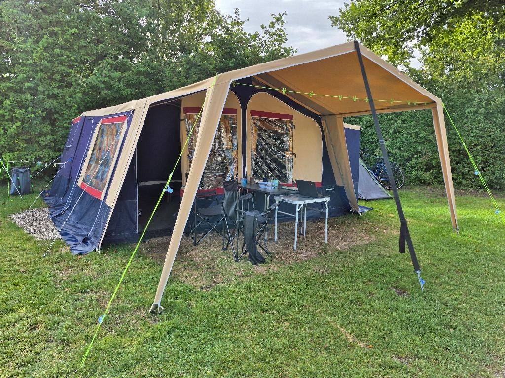 Trigano Chantilly GL vouwwagen – in zeer nette staat!, Ophalen, Trigano, Blauw, Aanwezig