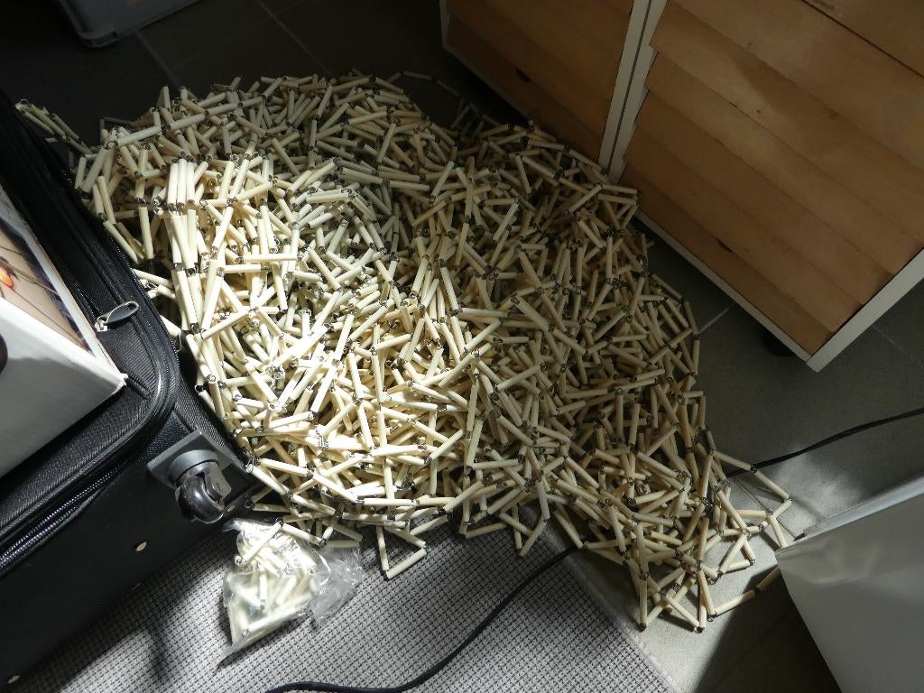 vliegengordijn van Liso, Doe-het-zelf en Verbouw, Deuren en Horren, Ophalen, Kunststof, Gebruikt, 120 cm of meer