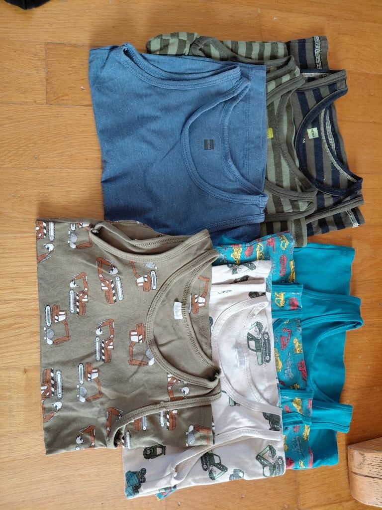 7 st onderhemdjes 98/104, Kinderen en Baby's, Kinderkleding | Kinder-kledingpakketten, Zo goed als nieuw, Maat 98, Ophalen of Verzenden