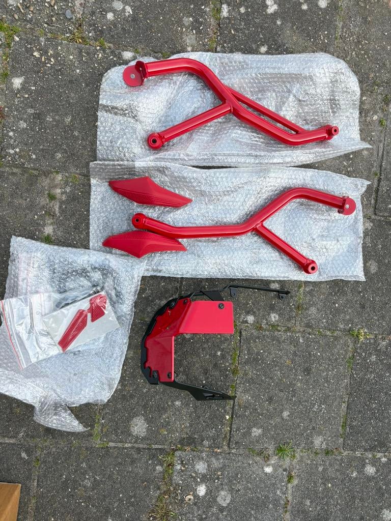 Yamaha MT07 moto cage valbeugels bellypan, Ophalen of Verzenden, Gebruikt