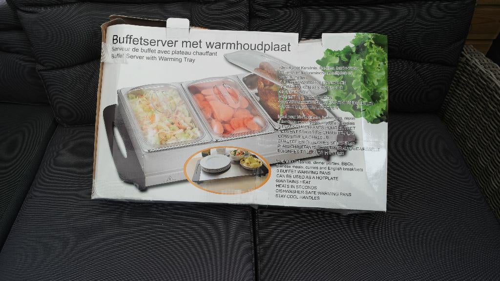 Buffet SErver  Met warmhout plaat, Huis en Inrichting, Ophalen, Zo goed als nieuw